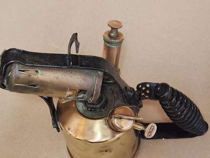 Vintage Radius No 52 Brass Blow Torch