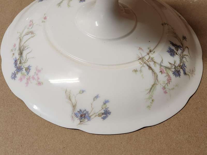 Antique Haviland and Co Limoges France Pedestal Dish