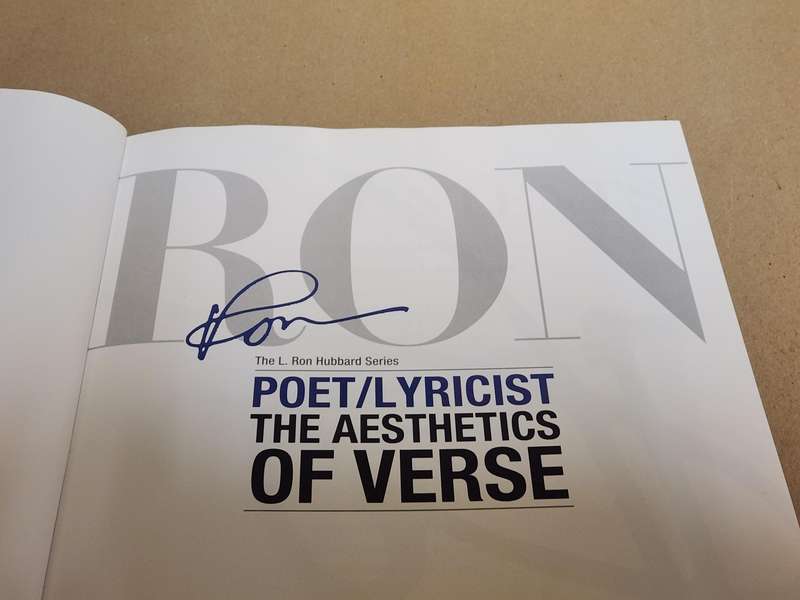 Poet/Lyricist: The Aesthetics of Verse by L Ron Hubbard Hardcover Book
