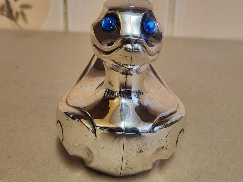 Vintage Fallstaff Silver Plated Coin Bank