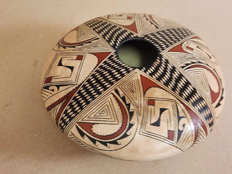 VINTAGE HOPI INDIAN POTTERY BOWL