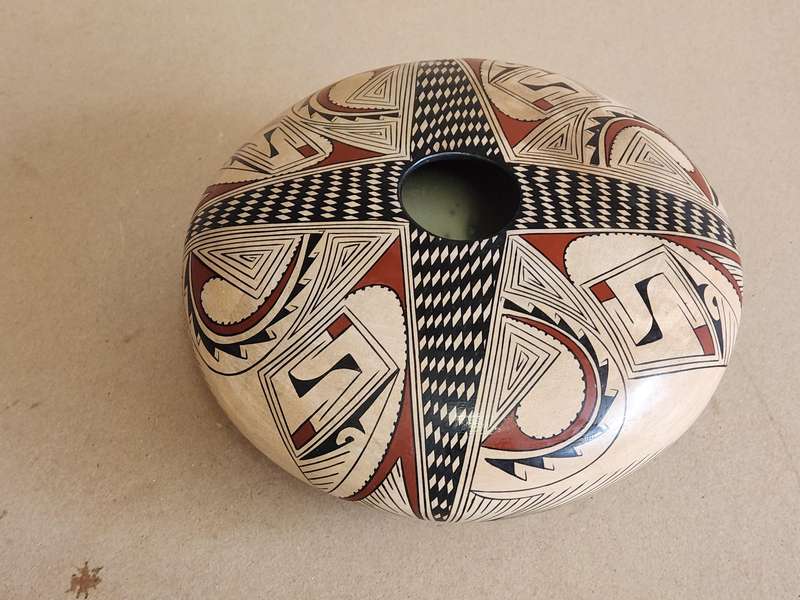 VINTAGE HOPI INDIAN POTTERY BOWL
