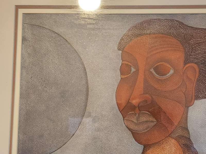AWESOME SOLLY MALOPE PASTELS PAINTING