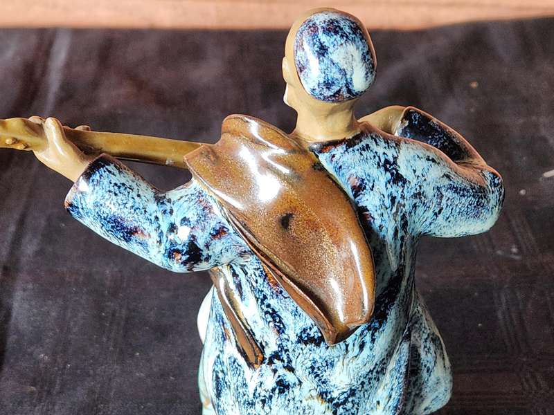 VINTAGE CHINESE SHIWAN MUDMAN FIGURINE