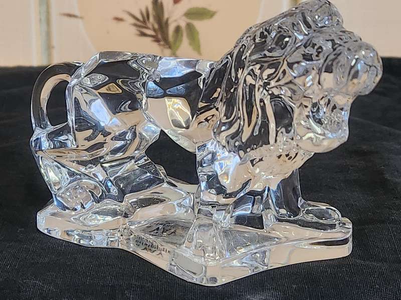 STUNNING CRISTALLO AL PIOMBO CRYSTAL  LION