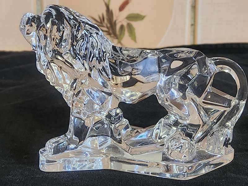 STUNNING CRISTALLO AL PIOMBO CRYSTAL  LION