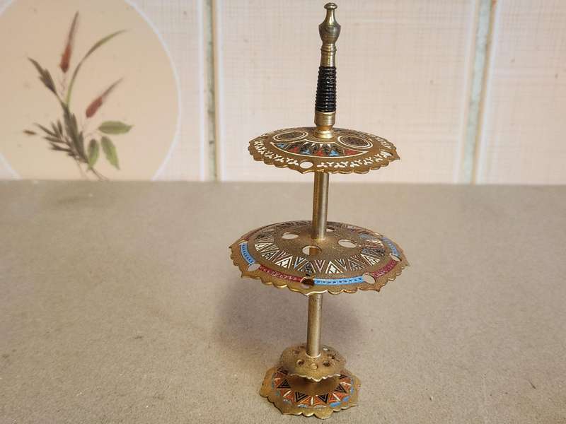 TOLEDO MINIATURE SWORDS SET ON A STAND
