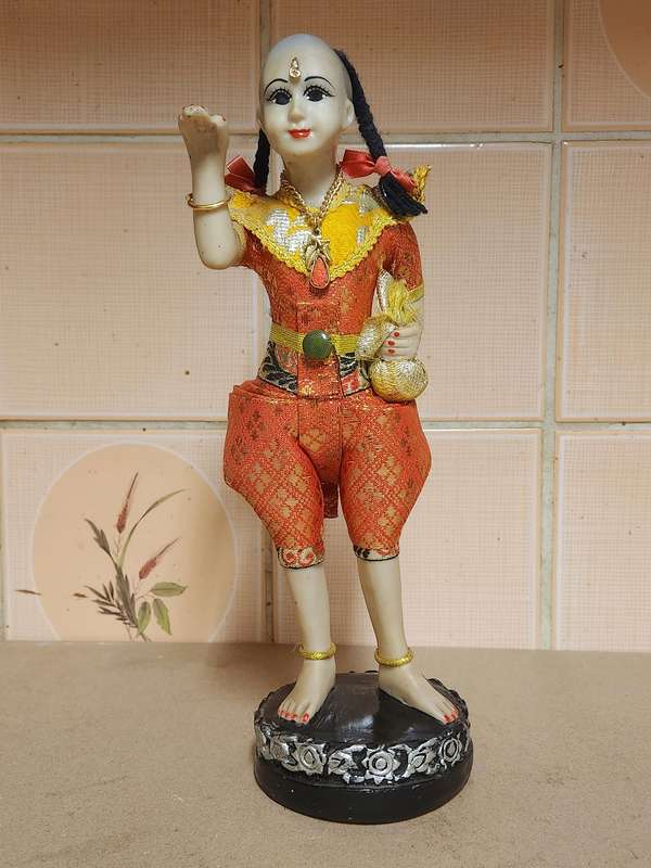 VINTAGE KUMAN THONG THAI HOLY AMULET FIGURINE, 1 OF 2