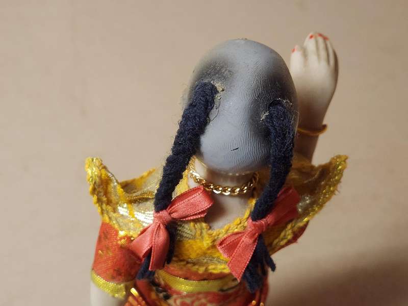 VINTAGE KUMAN THONG THAI HOLY AMULET FIGURINE, 1 OF 2