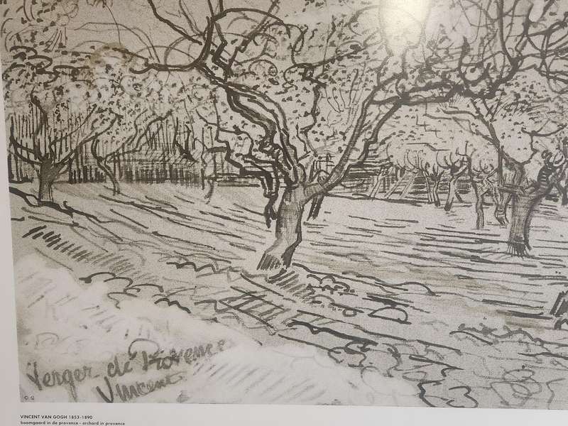 VINCENT VAN GOGH VERGER DE PROVENCE PRINT
