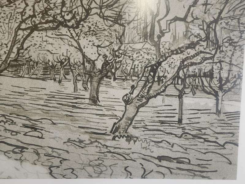 VINCENT VAN GOGH VERGER DE PROVENCE PRINT