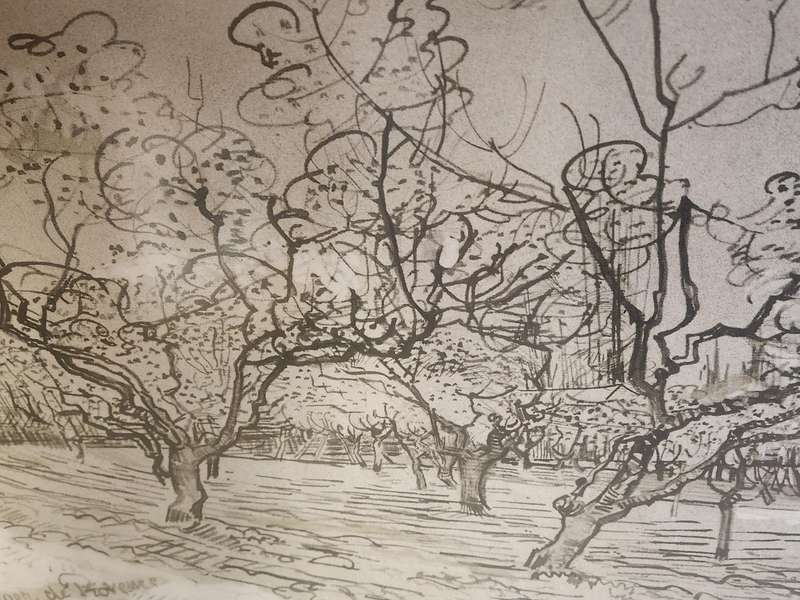 VINCENT VAN GOGH VERGER DE PROVENCE PRINT