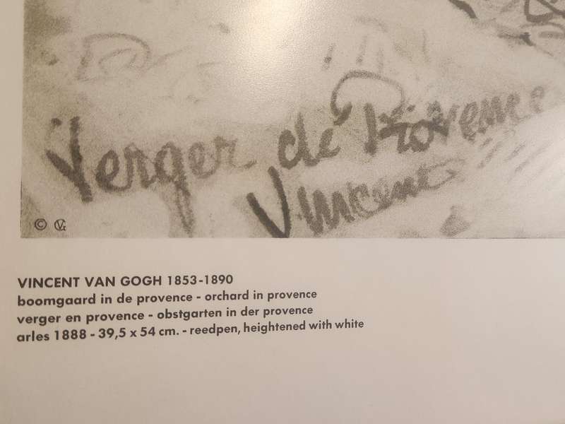 VINCENT VAN GOGH VERGER DE PROVENCE PRINT