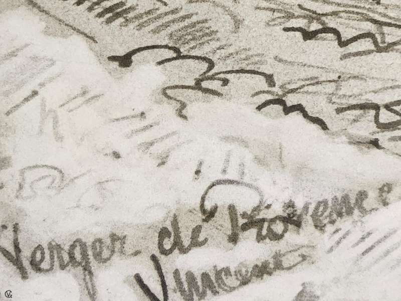 VINCENT VAN GOGH VERGER DE PROVENCE PRINT
