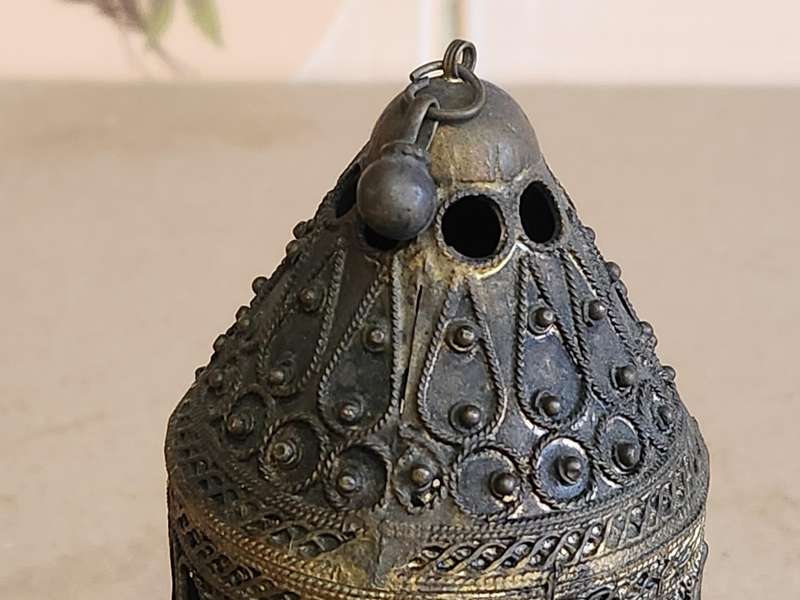 RARE VINTAGE SILVER PLATED EASTERN INCENSE BURNER