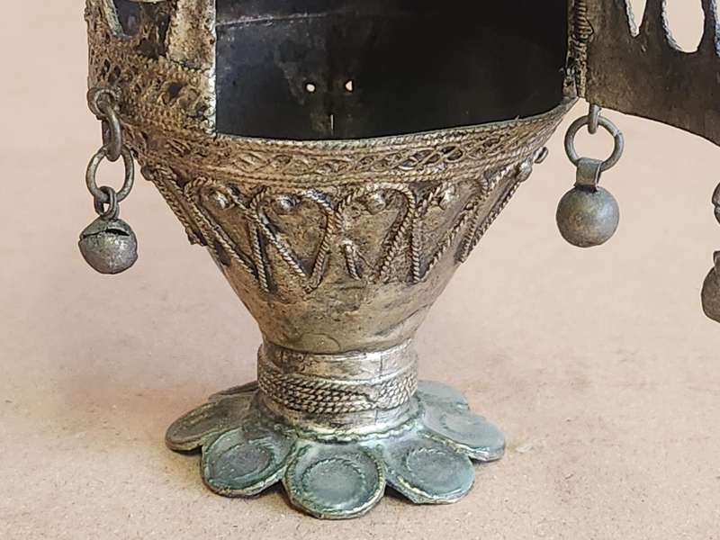RARE VINTAGE SILVER PLATED EASTERN INCENSE BURNER