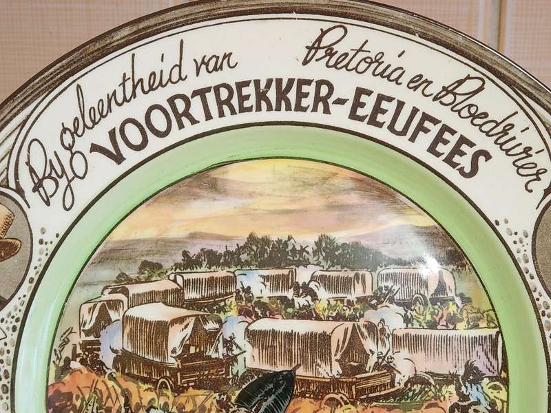 VINTAGE ROYAL DOULTON VOORTREKKER EEUFEES COMMEMORATIVE PLATE