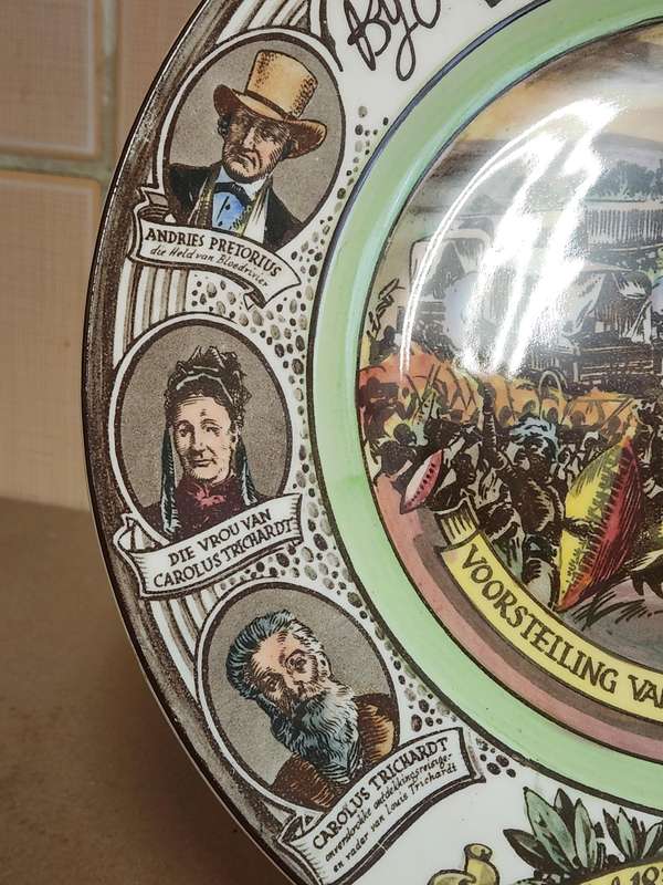 VINTAGE ROYAL DOULTON VOORTREKKER EEUFEES COMMEMORATIVE PLATE