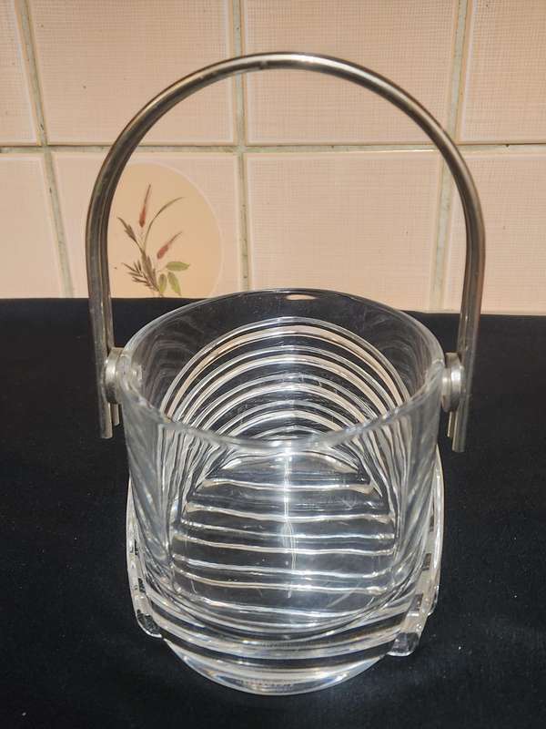 VINTAGE CRISTALLO DI CENSO CRYSTAL ICE BUCKET