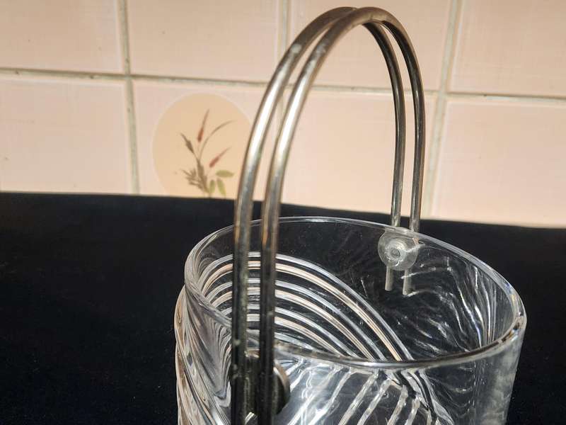 VINTAGE CRISTALLO DI CENSO CRYSTAL ICE BUCKET