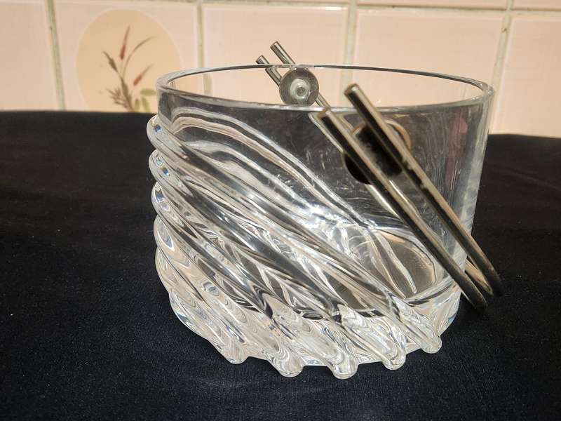 VINTAGE CRISTALLO DI CENSO CRYSTAL ICE BUCKET