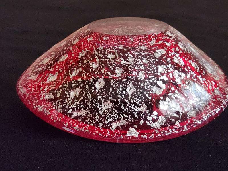 Vintage Studio Art Glass Barovier and Toso Style Small Bowl