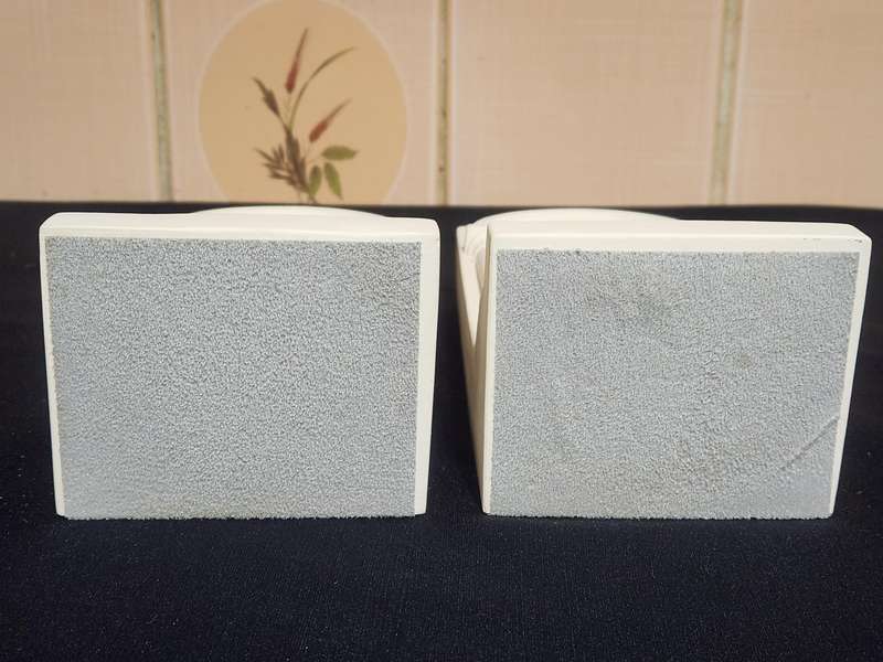 STUNNING RECONSTITUTED STONE CHERUB BOOKENDS