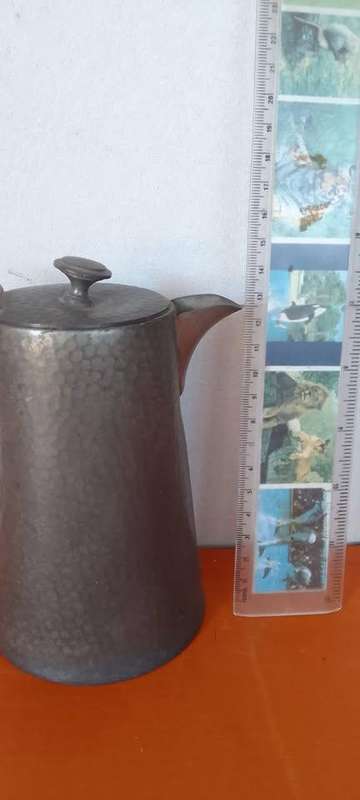 Pewter Coffee/Water/Tea - Cane Handle