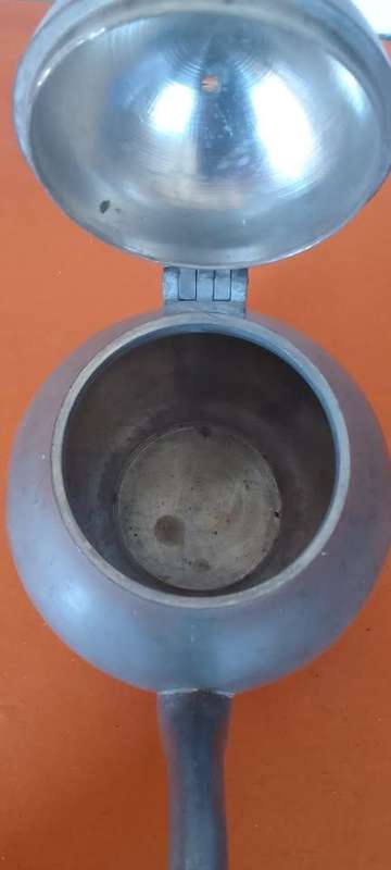 Pewter Coffee/Water/Tea - Cane Handle