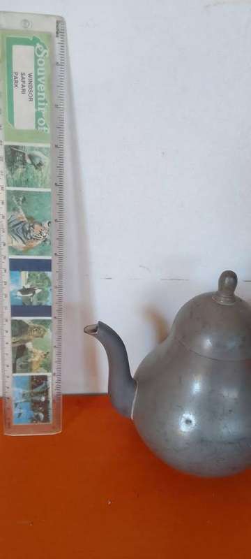Pewter Coffee/Water/Tea - Cane Handle