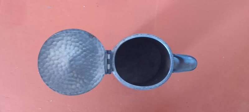 Pewter Coffee/Water/Tea - Cane Handle