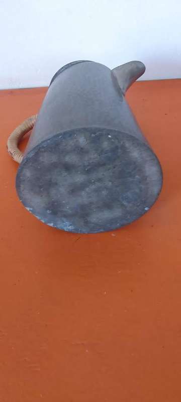 Pewter Coffee/Water/Tea - Cane Handle