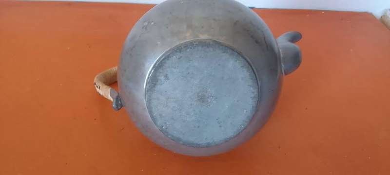 Pewter Coffee/Water/Tea - Cane Handle