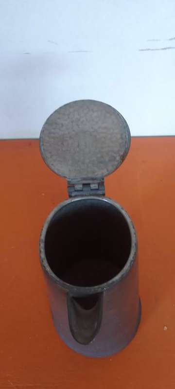 Pewter Coffee/Water/Tea - Cane Handle