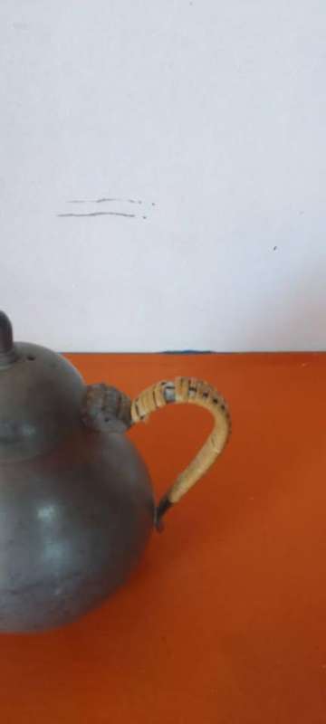 Pewter Coffee/Water/Tea - Cane Handle
