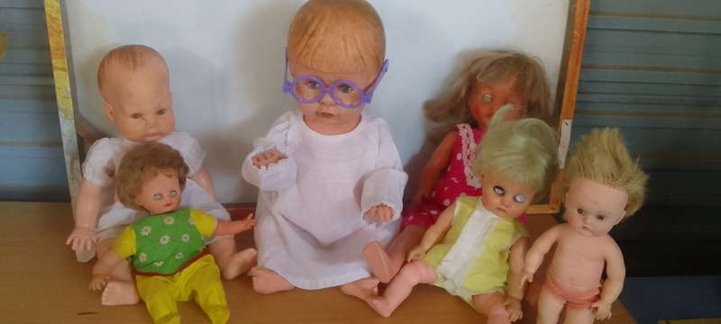 Collection of Vintage Dolls