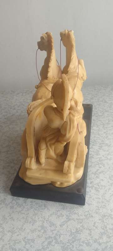 Roman, Horse & Chariot Sculpture