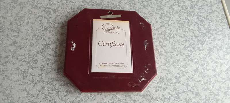 GoldArt Miniature Creations Alice & Ernandez Decorative Collectible With Certificate