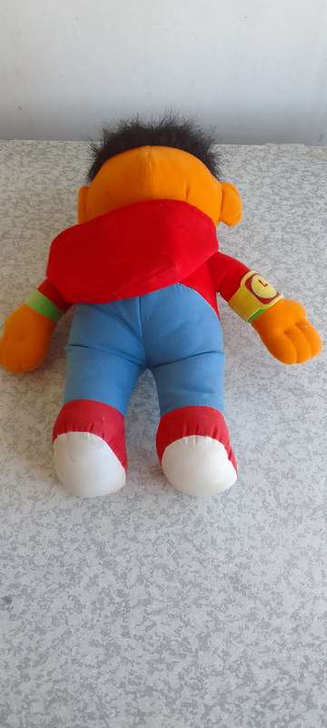 Vintage Playskool Sesame Street Dress Me Up Ernie Plush Doll