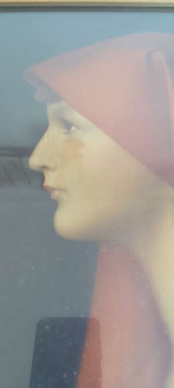 Saint Fabiola By  Jean Jacques Henner Framed  - Possible Lithographic/Print
