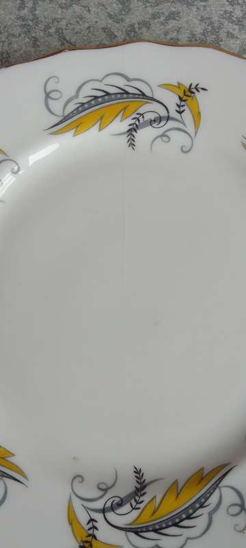 "Royal Malvern" Trio Sets With Cake Plate Bone China Made in England
