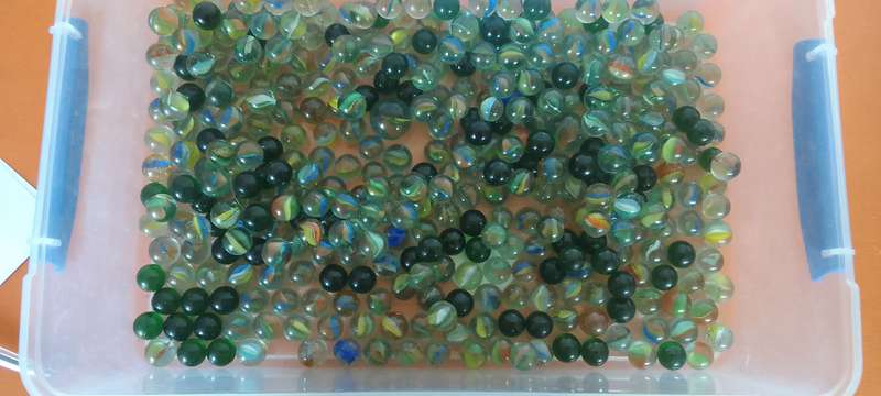 A Huge Collection Of Marbles