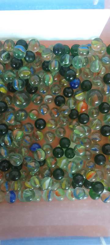 A Huge Collection Of Marbles