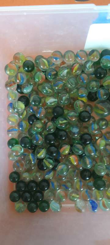 A Huge Collection Of Marbles