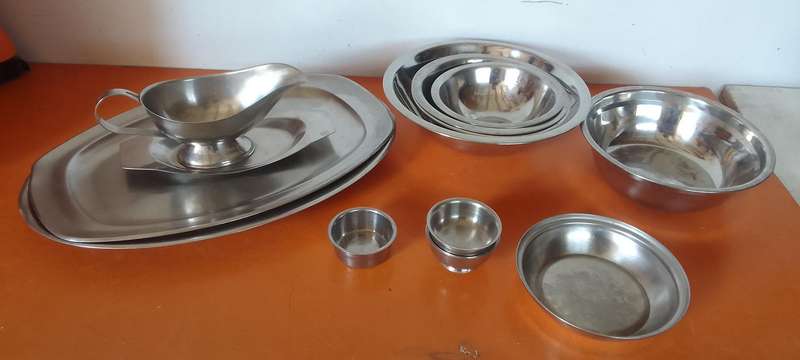 Huge Collection Of Stainless Steel Bowls And More