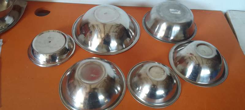 Huge Collection Of Stainless Steel Bowls And More