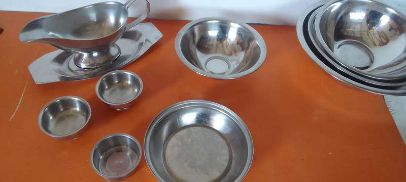 Huge Collection Of Stainless Steel Bowls And More