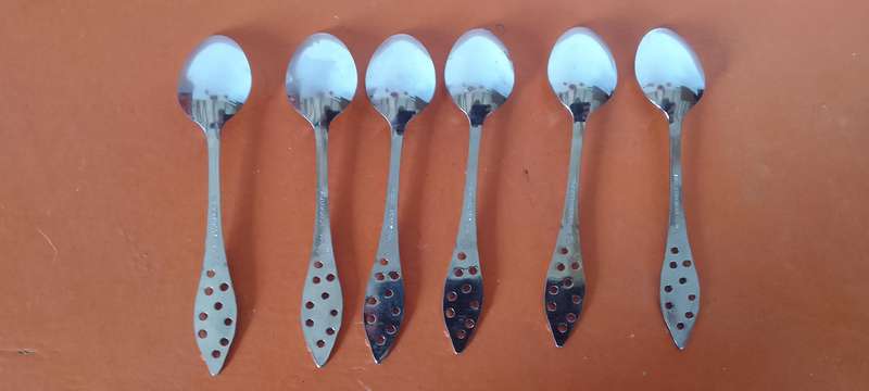 Vintage Elwezetta Chrome Plate Tea Spoons