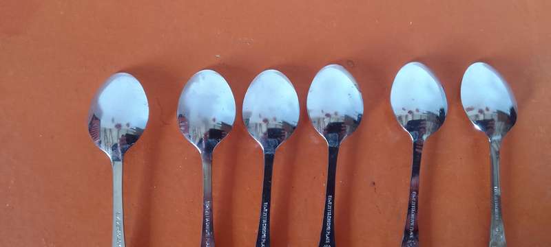 Vintage Elwezetta Chrome Plate Tea Spoons