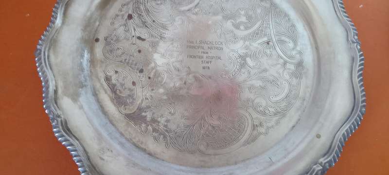 Silver Plated Tray And Serving Plate